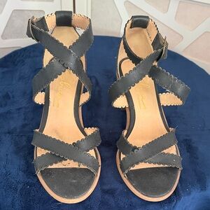 Black Sbicca Strappy Sandals